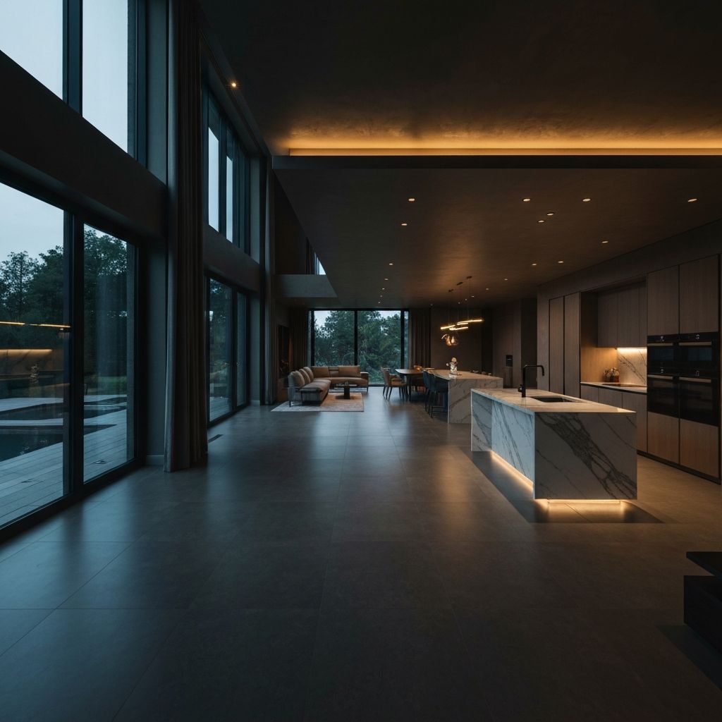 Luxury modern home interior